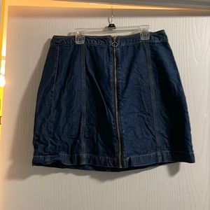 Divided Blue Jean skirt. Size 12.